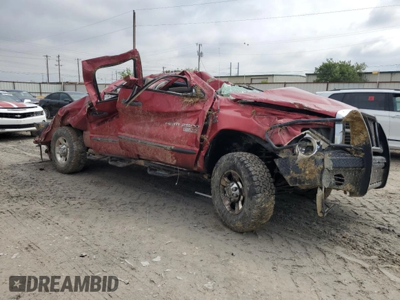 2006 Dodge Ram 2500 SLT with VIN 1D7KS28C26J234372, listed as a Copart auction lot 70235864 with 0 mi miles and Salvage Title. Bid and sale history available at carsss.com. Image 4.