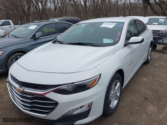 2023 Chevrolet Malibu LT with VIN 1G1ZD5ST3PF203884, listed as a IAAI auction lot 41838813 with 57,784 mi miles. Bid and sale history available at carsss.com. Image 2.
