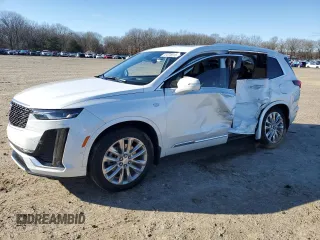 2023 Cadillac XT6 AWD Premium Luxury with VIN 1GYKPDRS4PZ214392, listed as a Copart auction lot 41376515 with 14,491 mi miles and Salvage Title. Bid and sale history available at carsss.com. Image 1.