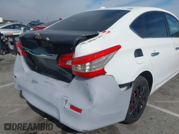 2015 Nissan Sentra SV with VIN 3N1AB7AP6FL665275, listed as a IAAI auction lot 41594093 with 121,241 mi miles and . Bid and sale history available at DreamBid. Image 6.