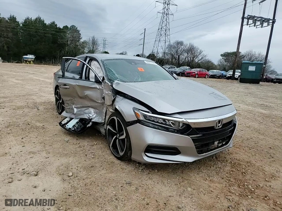 2019 Honda Accord Sedan LX 1.5T with VIN 1HGCV1F19KA130684, listed as a Copart auction lot 48579105 with 0 mi miles and Salvage Title. Bid and sale history available at carsss.com. Image 11.