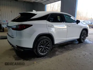 2020 Lexus RX 350 F Sport with VIN 2T2SZMDAXLC241997, listed as a Copart auction lot 82438164 with 58,576 mi miles and Salvage title. Bid and sale history available at DreamBid. Image 3.