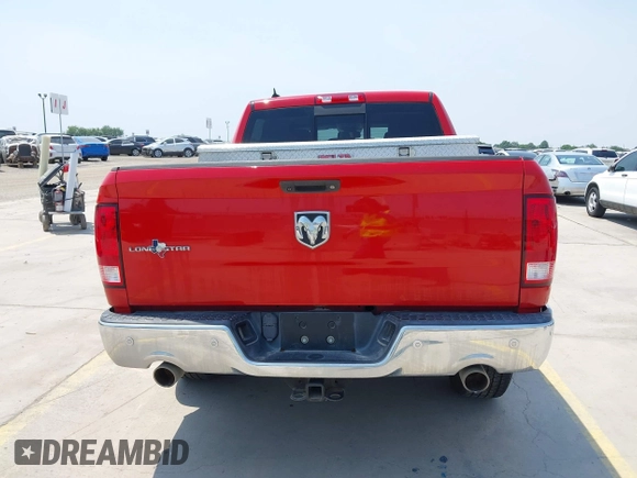 2018 Ram 1500 Lone Star Silver with VIN 1C6RR6LT0JS155196, listed as a IAAI auction lot 42261402 with 64,065 mi miles and . Bid and sale history available at DreamBid. Image 16.