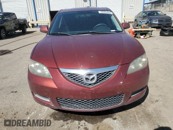 2009 Mazda 3 i Touring Value with VIN JM1BK32G991254327, listed as a Copart auction lot 49355935 with 192,433 mi miles and Salvage Title. Bid and sale history available at DreamBid. Image 5.