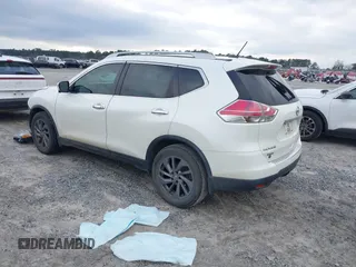 2016 Nissan Rogue SL with VIN 5N1AT2MT7GC873311, listed as a IAAI auction lot 41645032 with 98,535 mi miles. Bid and sale history available at carsss.com. Image 3.