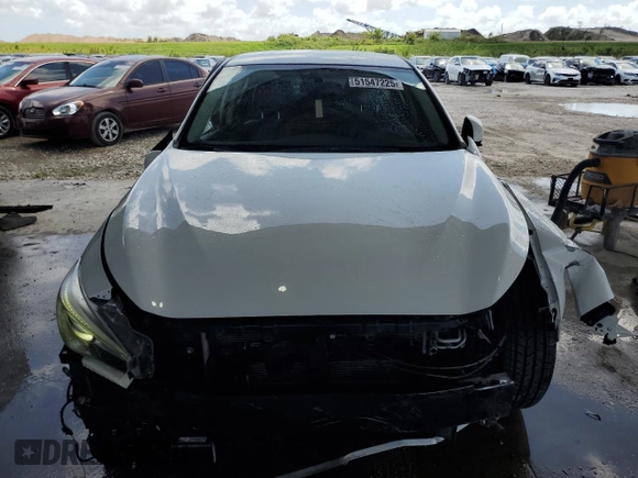 2021 Infiniti Q50 Pure with VIN JN1EV7AP3MM704352, listed as a Copart auction lot 51547225 with 21,296 mi miles and Non Repairable. Bid and sale history available at DreamBid. Image 5.