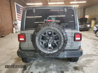 2020 Jeep Wrangler Unlimited Willys с VIN 1C4HJXDG0LW343859, выставлен на аукционе Copart как лот 47688805 с пробегом 73 264 миль миль и Списание • Salvage title. История ставок и продаж доступна на DreamBid. Изображение 6.