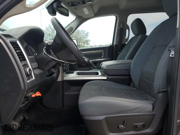 2016 Ram 1500 Lone Star with VIN 1C6RR6LT5GS208029, listed as a Copart auction lot 56121305 with 72,698 mi miles and Salvage title. Bid and sale history available at DreamBid. Image 7.