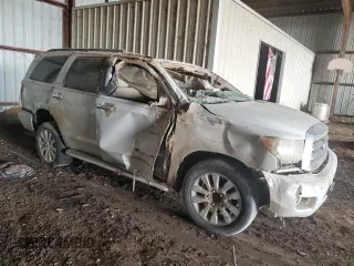 2008 Toyota Sequoia Platinum with VIN 5TDZY67A48S014297, listed as a Copart auction lot 65931634 with 0 mi miles and Non Repairable. Bid and sale history available at carsss.com. Image 4.