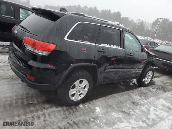 2015 Jeep Grand Cherokee Laredo with VIN 1C4RJFAG5FC138305, listed as a Copart auction lot 44525405 with 165,430 mi miles and Salvage Title. Bid and sale history available at carsss.com. Image 3.