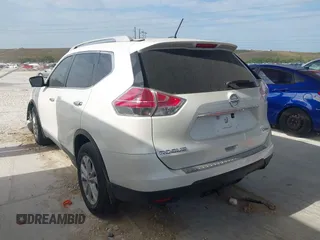 2015 Nissan Rogue SL with VIN 5N1AT2MV5FC878040, listed as a IAAI auction lot 41968061 with 124,352 mi miles and . Bid and sale history available at carsss.com. Image 3.