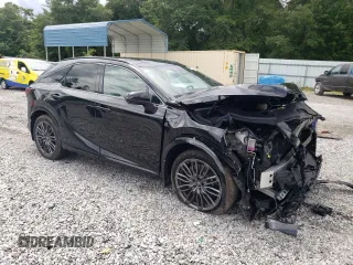 2023 Lexus RX with VIN 2T2BCMEA0PC007390, listed as a Copart auction lot 64783984 with 9,936 mi miles and Salvage Title. Bid and sale history available at carsss.com. Image 4.