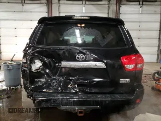 2008 Toyota Sequoia Platinum with VIN 5TDBY67A38S012588, listed as a Copart auction lot 89271415 with 228,639 mi miles and Salvage Title. Bid and sale history available at carsss.com. Image 6.