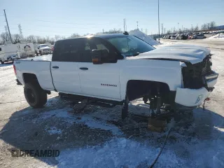 2017 Chevrolet Silverado 1500 LTZ with VIN 3GCUKSECXHG511829, listed as a Copart auction lot 44312525 with 90,183 mi miles and Salvage Title. Bid and sale history available at DreamBid. Image 4.