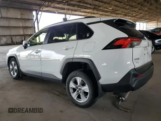 2019 Toyota RAV4 XLE with VIN JTMP1RFV7KJ007608, listed as a Copart auction lot 53856125 with 37,868 mi miles and Salvage Title. Bid and sale history available at DreamBid. Image 2.
