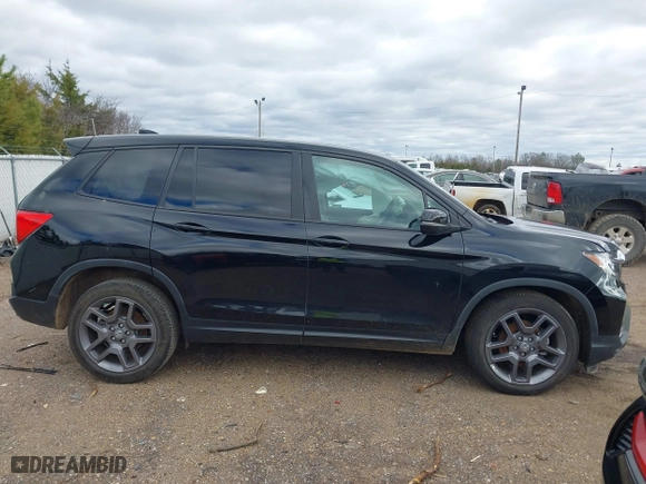 2022 Honda Passport EX-L with VIN 5FNYF7H51NB000270, listed as a IAAI auction lot 41206414 with 61,161 mi miles. Bid and sale history available at carsss.com. Image 14.