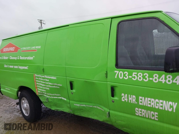 2012 Ford Econoline Cargo Commercial with VIN 1FTNS2EWXCDA43833, listed as a IAAI auction lot 41335268 with 181,390 mi miles. Bid and sale history available at carsss.com. Image 13.