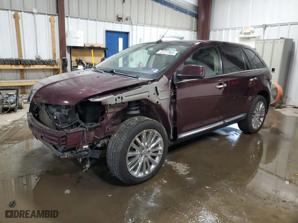 2011 Lincoln MKX with VIN 2LMDJ8JK1BBJ06892, listed as a Copart auction lot 75727364 with 120,000 mi miles and Salvage Title. Bid and sale history available at carsss.com. Image 1.