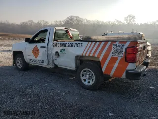 2018 Chevrolet Silverado 1500 Work Truck with VIN 1GCNCNECXJZ906067, listed as a Copart auction lot 46873105 with 104,068 mi miles and Salvage Title. Bid and sale history available at carsss.com. Image 2.