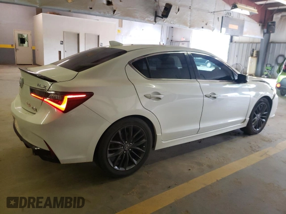 2019 Acura ILX Premium with VIN 19UDE2F8XKA008391, listed as a Copart auction lot 63938363 with 93,870 mi miles and . Bid and sale history available at DreamBid. Image 3.