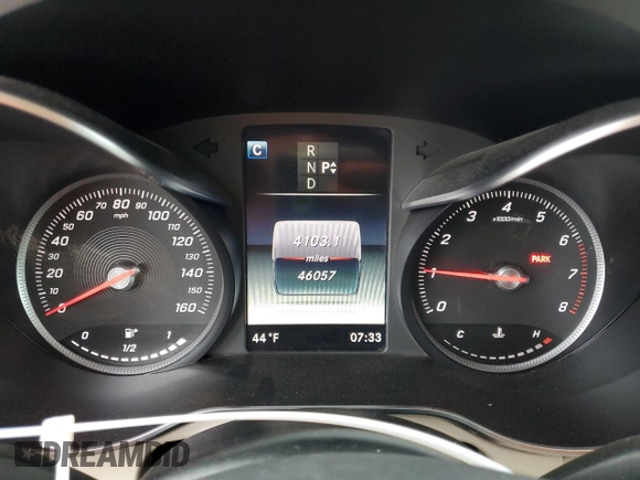 2019 Mercedes-Benz GLC 300 with VIN WDC0G4JB7KV145040, listed as a Copart auction lot 51898355 with 46,057 mi miles and Salvage title. Bid and sale history available at DreamBid. Image 9.