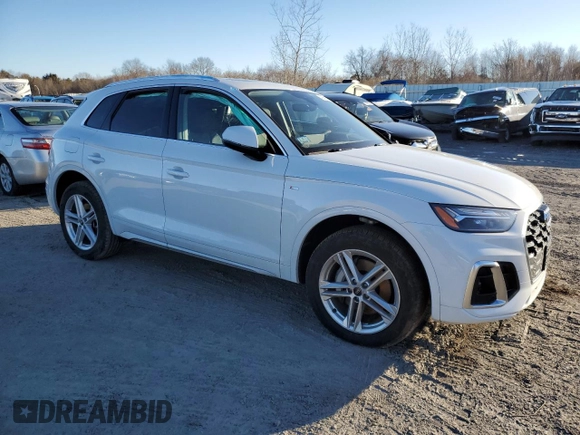 2024 Audi Q5 S line Premium Plus with VIN WA1E2AFY9R2050393, listed as a Copart auction lot 42951605 with Not provided miles and Salvage title. Bid and sale history available at DreamBid. Image 4.