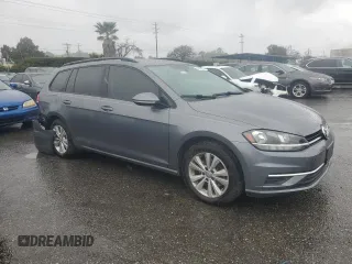 2018 Volkswagen Golf SportWagen S with VIN 3VW117AUXJM752313, listed as a Copart auction lot 44076685 with 105,527 mi miles and Salvage Title. Bid and sale history available at carsss.com. Image 4.