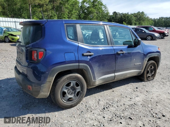 2017 Jeep Renegade Sport с VIN ZACCJBAB1HPF99969, выставлен на аукционе Copart как лот 56557465 с пробегом 124 468 миль миль и Списание • Salvage title. История ставок и продаж доступна на DreamBid. Изображение 3.