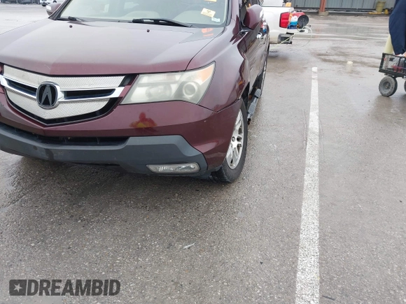 2009 Acura MDX Tech Pkg with VIN 2HNYD28649H532527, listed as a IAAI auction lot 41185878 with 1 mi miles. Bid and sale history available at carsss.com. Image 6.