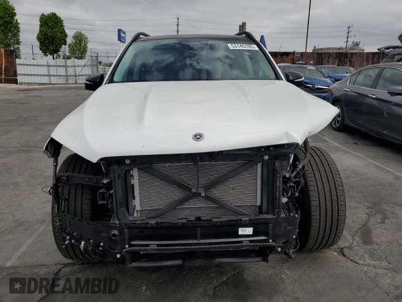 2024 Mercedes-Benz GLE 450 with VIN 4JGFB5KB2RB166243, listed as a Copart auction lot 53145105 with 9,598 mi miles and Salvage title. Bid and sale history available at DreamBid. Image 5.