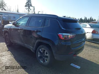 2018 Jeep Compass Trailhawk with VIN 3C4NJDDB1JT234867, listed as a IAAI auction lot 41996425 with 103,567 mi miles and . Bid and sale history available at carsss.com. Image 3.