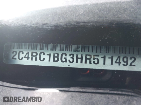 2017 Chrysler Pacifica Touring L with VIN 2C4RC1BG3HR511492, listed as a IAAI auction lot 41922578 with 139,393 mi miles and . Bid and sale history available at DreamBid. Image 9.