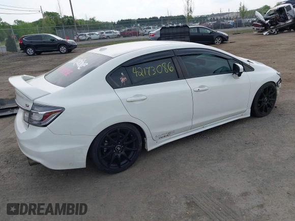 2014 Honda Civic Si z VIN 2HGFB6E58EH704379, wystawiony jako IAAI lot #42173086 z przebiegiem 146 651 mil mil oraz . Historia ofert i sprzedaży dostępna na DreamBid. Obrazek 4.