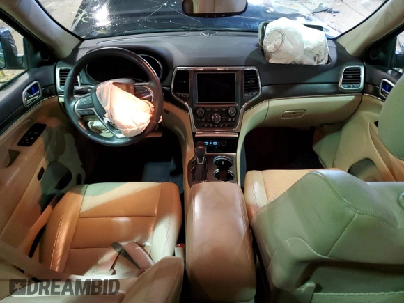 2018 Jeep Grand Cherokee Sterling Edition with VIN 1C4RJFBG0JC400464, listed as a Copart auction lot 48332654 with 0 mi miles and Salvage Title. Bid and sale history available at carsss.com. Image 8.