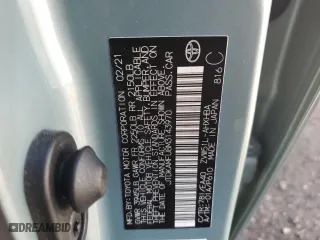 2021 Toyota Prius L Eco with VIN JTDKAMFU8M3143970, listed as a Copart auction lot 50062435 with 49,153 mi miles and Salvage Title. Bid and sale history available at carsss.com. Image 12.