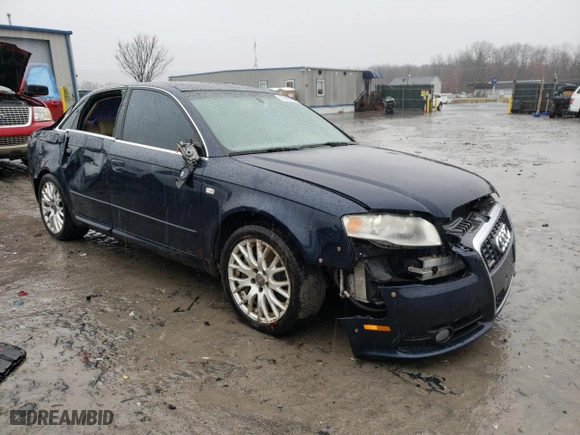 2008 Audi A4 2.0T with VIN WAUDF78E58A168390, listed as a Copart auction lot 83960454 with 156,852 mi miles and Salvage Title. Bid and sale history available at carsss.com. Image 4.