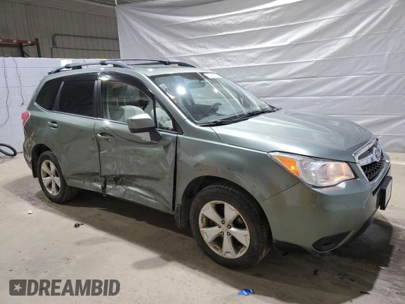 2015 Subaru Forester Premium with VIN JF2SJADC5FH498272, listed as a Copart auction lot 50456385 with 118,758 mi miles and Salvage Title. Bid and sale history available at DreamBid. Image 4.