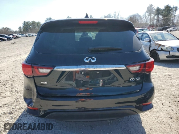 2020 Infiniti QX60 LUXE with VIN 5N1DL0MM4LC537300, listed as a Copart auction lot 49049205 with 57,681 mi miles and Salvage Title. Bid and sale history available at carsss.com. Image 6.