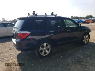 2009 Toyota Highlander Limited with VIN JTEDS42A092088408, listed as a Copart auction lot 62070035 with 201,260 mi miles and Salvage title. Bid and sale history available at DreamBid. Image 3.
