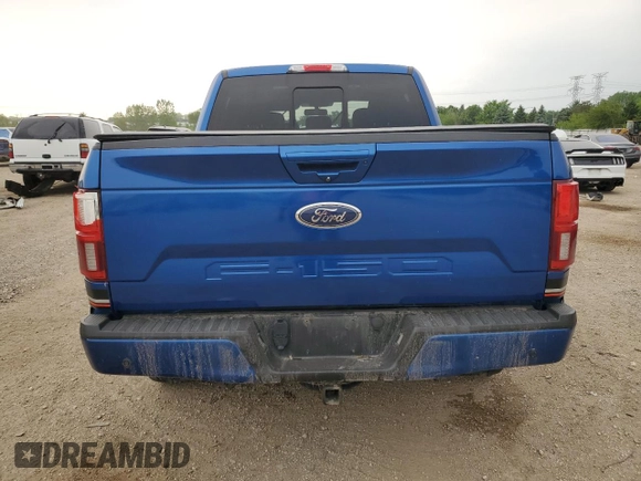 2018 Ford F-150 XL with VIN 1FTEW1EGXJFE00890, listed as a Copart auction lot 58517035 with Not provided miles and Salvage title. Bid and sale history available at DreamBid. Image 6.