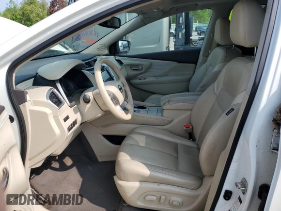2017 Nissan Murano SL z VIN 5N1AZ2MH7HN181226, wystawiony jako Copart lot #59094235 z przebiegiem 61 851 mil mil oraz Szkoda całkowita • Salvage title. Historia ofert i sprzedaży dostępna na DreamBid. Obrazek 7.