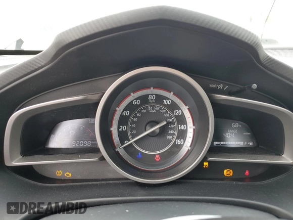 2015 Mazda 3 i Grand Touring with VIN JM1BM1W79F1241162, listed as a Copart auction lot 51674705 with 92,098 mi miles and Salvage Title. Bid and sale history available at DreamBid. Image 9.