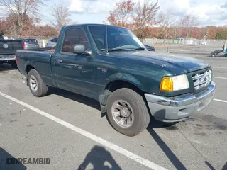 2002 Ford Ranger XL with VIN 1FTYR10D12TA68701, listed as a IAAI auction lot 40717301 with 217,579 mi miles. Bid and sale history available at carsss.com. Image 1.