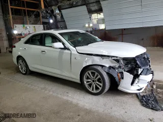 2020 Cadillac CT4 Luxury with VIN 1G6DK5RK8L0154721, listed as a Copart auction lot 73582064 with 93,896 mi miles and Salvage Title. Bid and sale history available at carsss.com. Image 4.