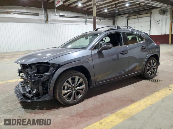 2023 Lexus UX 250h F Sport with VIN JTHB9JBH6P2066864, listed as a Copart auction lot 41746695 with Not Provided miles and Salvage Title. Bid and sale history available at DreamBid. Image 1.