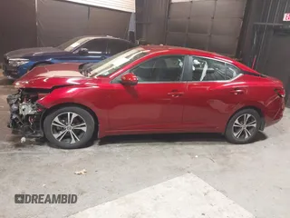 2021 Nissan Sentra SV with VIN 3N1AB8CV7MY201011, listed as a IAAI auction lot 41728327 with 57,258 mi miles and . Bid and sale history available at DreamBid. Image 15.