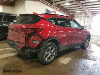 2023 Chevrolet Blazer LT with VIN 3GNKBCR46PS207755, listed as a Copart auction lot 48355195 with 22,557 mi miles and Clean Title. Bid and sale history available at carsss.com. Image 3.