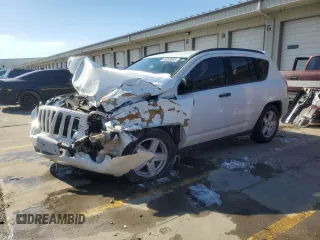 2007 Jeep Compass Sport with VIN 1J8FF47W07D356566, listed as a Copart auction lot 46058685 with 165,884 mi miles and Salvage Title. Bid and sale history available at carsss.com. Image 1.