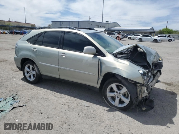 2007 Lexus RX 350 with VIN 2T2GK31U47C021232, listed as a Copart auction lot 53312145 with 190,998 mi miles and Salvage Title. Bid and sale history available at carsss.com. Image 4.
