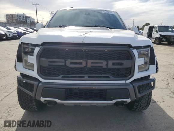 2017 Ford F-150 Raptor with VIN 1FTFW1RG6HFB54428, listed as a Copart auction lot 51157125 with 46,227 mi miles and Salvage Title. Bid and sale history available at carsss.com. Image 5.